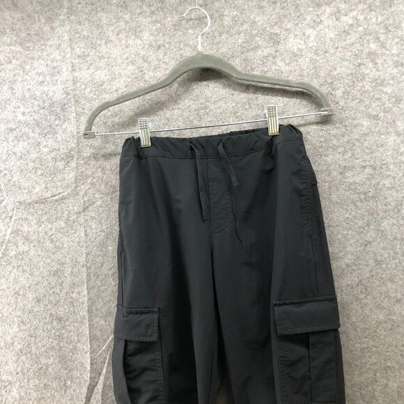 Zara Boys 11-12 Cargo Jogger Pants Black Performance Nylon Active - Picture 3 of 7